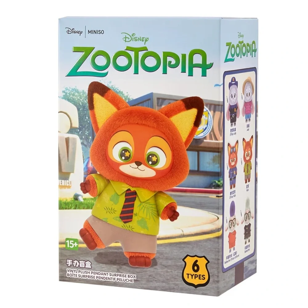 MINISO Disney Zootopia Soft Vinyl Plush Toy Blind Box Mystery Animal Figurines - Picture 3 of 10